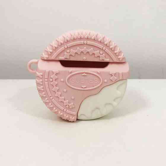 Чохол AirPods печиво. Колір рожевий JR-11 Івано-Франківськ