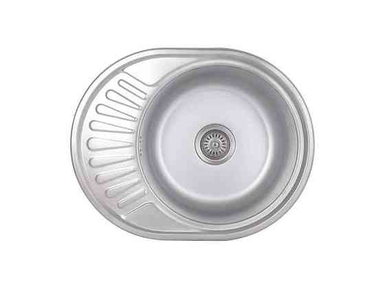 Мойка врезная 570х450х180мм 1 5745, Satin 0,8мм BRIN5745SAT08 ТМ Brinex Киев