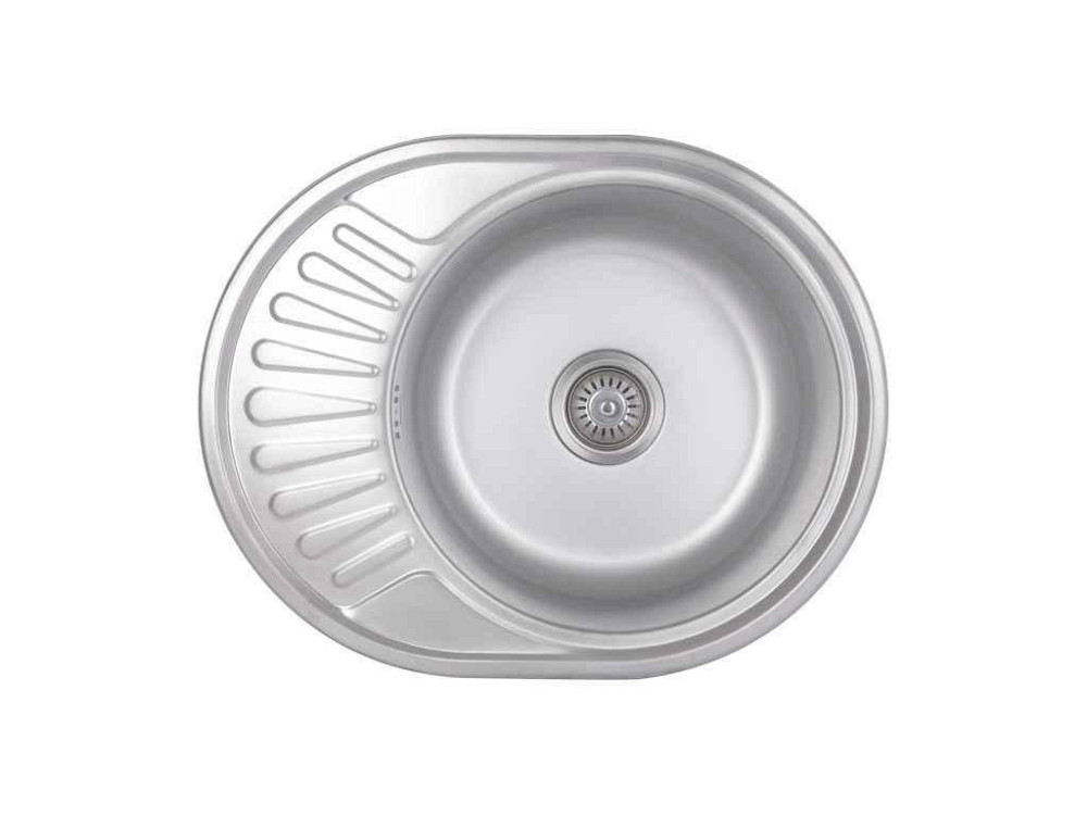Мойка врезная 570х450х180мм 1 5745, Satin 0,8мм BRIN5745SAT08 ТМ Brinex Киев - изображение 1