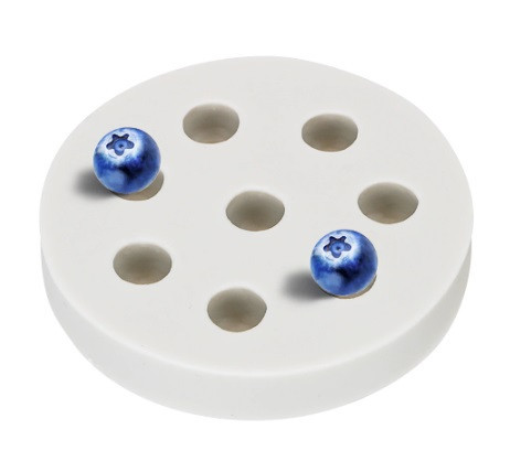 Молд силиконовый Голубика 75 мм серый Киев - изображение 3