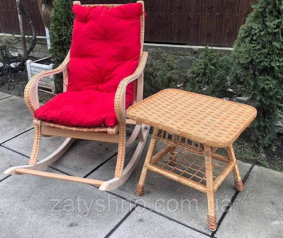 Мебель из лозы : качалка и журнальный стол Киев - изображение 1