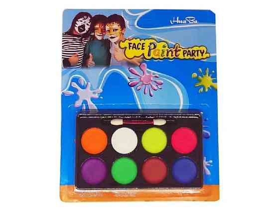 Аквагрім Paint party 8кол з пензликом WW00560ST ТМ STENSON Київ