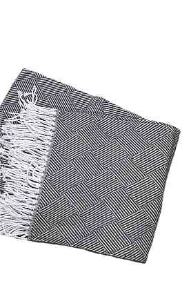 Vladi Плед Vladi 140x200 см бавовняний натуральний сірий Валенсія Valencia Harry Коломия