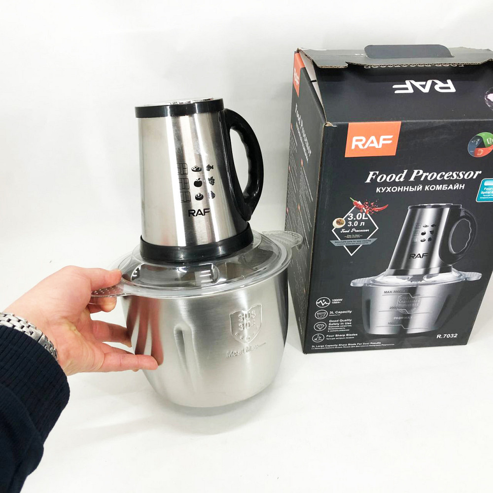 Блендер з гострим лезом, Блендер із мірною чашею міксер з чашею для подрібнення ZS-67 Львів - фото 7