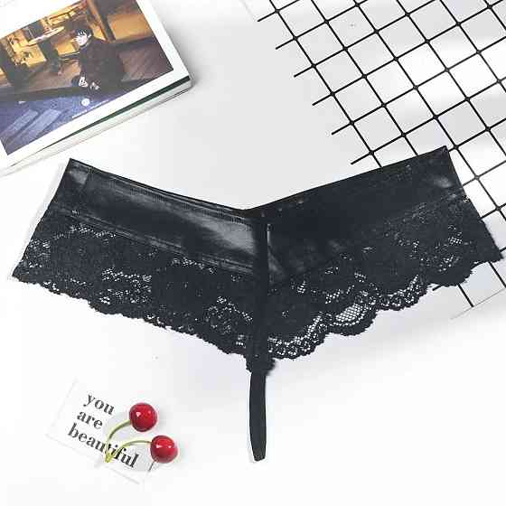 Інтимні стрінги із еко шкіри, розмір 42-46, еко шкіра Київ