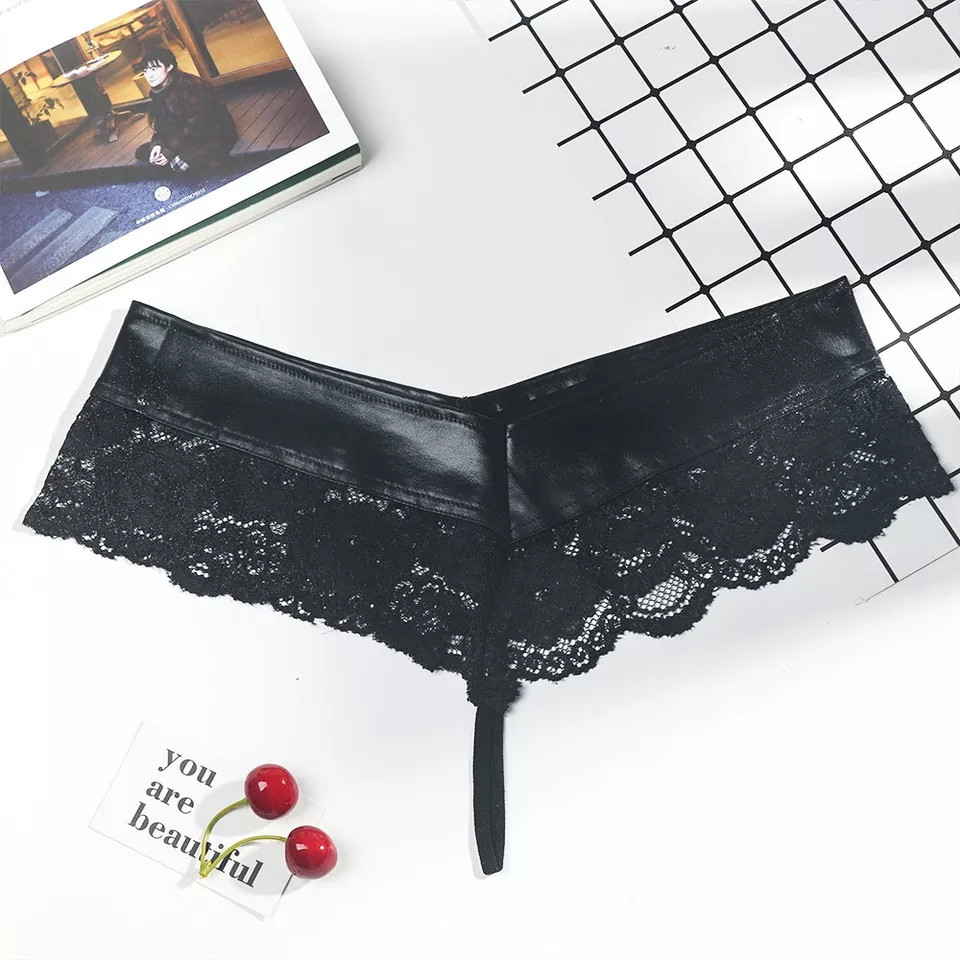 Інтимні стрінги із еко шкіри, розмір 42-46, еко шкіра Київ - фото 2