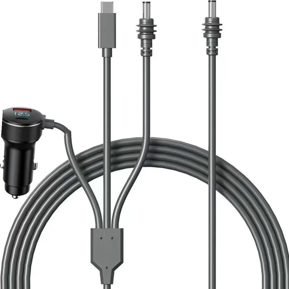 Кабель живлення 3м для Starlink Mini 3 в 1 з цифровим дисплеєм для систем 12-48 В (Сірий) Київ - фото 6