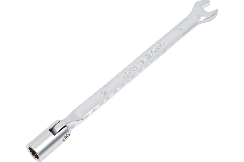 Набір ключів рожково-торцевих шарнірних 10пр. (8, 10, 12-19мм), на полотні FORSAGE F-5010R Одесса - изображение 5