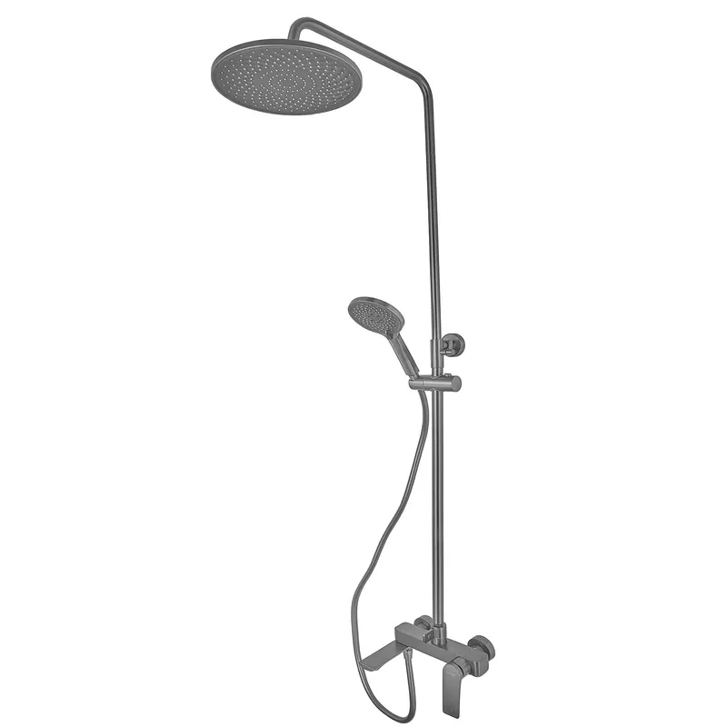 Душова колона Mixxus Premium DERBY 009-J GRAPHITE зі змішувачем (MI6610) Київ - фото 1