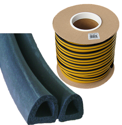 Уплотнитель D (12*14) 1 м черный Харьков