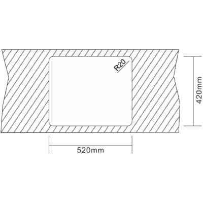 Мийка кухонна Interline ELEGANT Under Sateen PR Вінниця