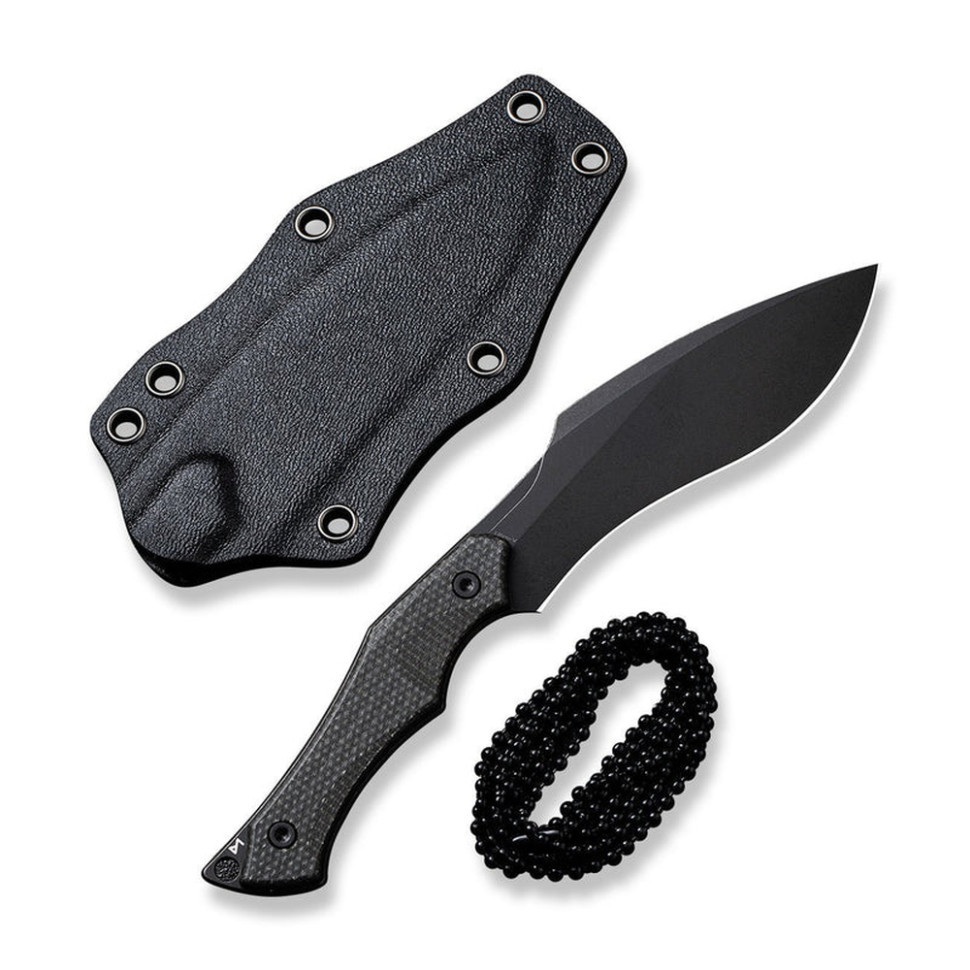 Ніж фіксований тактичний Civivi Vaquita II, (8.1 см) Nitro-V / Micarta чорний Київ - фото 6