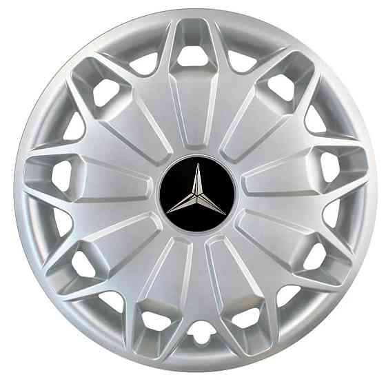 Автомобільні модельні ковпаки R16 Mercedes-Benz 419 4шт, SJS, сріблясті Київ