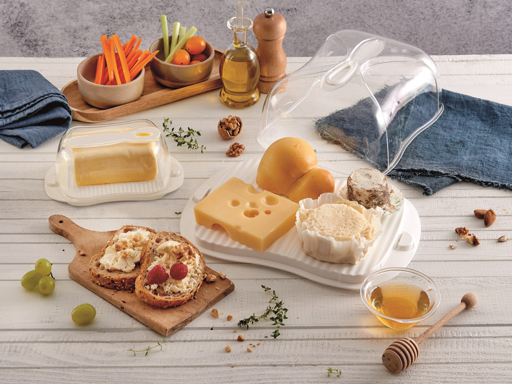 Контейнер для сиру з ножем Snips білий 3 л Київ - фото 5