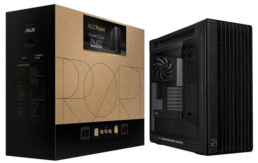 Корпус Asus ProArt PA602 Wood Edition Tempered Glass без БЖ (90DC00J0-B09010) ( Black ) Харків - фото 10
