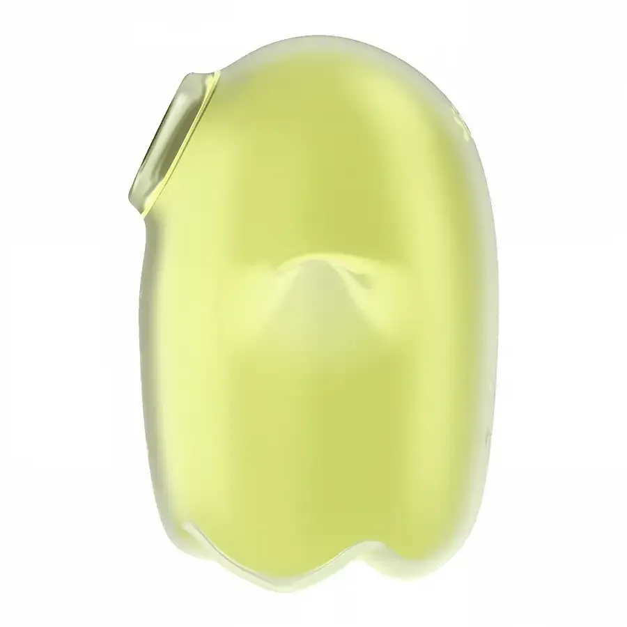 Вакуумний кліторальний стимулятор із вібрацією Satisfyer Glowing Ghost Yellow Львів - фото 3