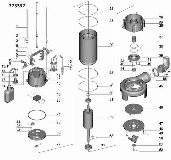 Aquatica Насос канализационный 1.3кВт Hmax 12м Qmax 300л/мин (с ножом) AQUATICA (773332) Коломия