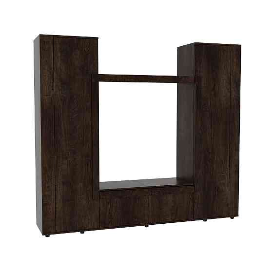 Стенка в гостиную под ТВ Эхо-4, Дуб Конкордия, 2160х420х1850 Львов