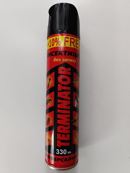 Інсектицид універсальний Дихлорфос 330 мл TERMINATOR засіб від тарганів/клопів та комах Харків - фото 1