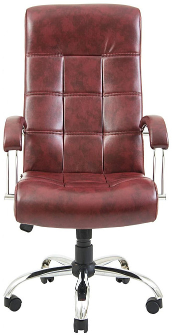Офисное Кресло Руководителя Richman Virginia Titan Bordo Хром М3 MultiBlock Бордовый Киев - изображение 2