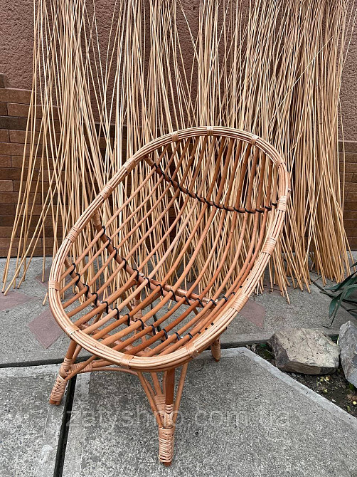 Крісло плетене з лози Київ - фото 3