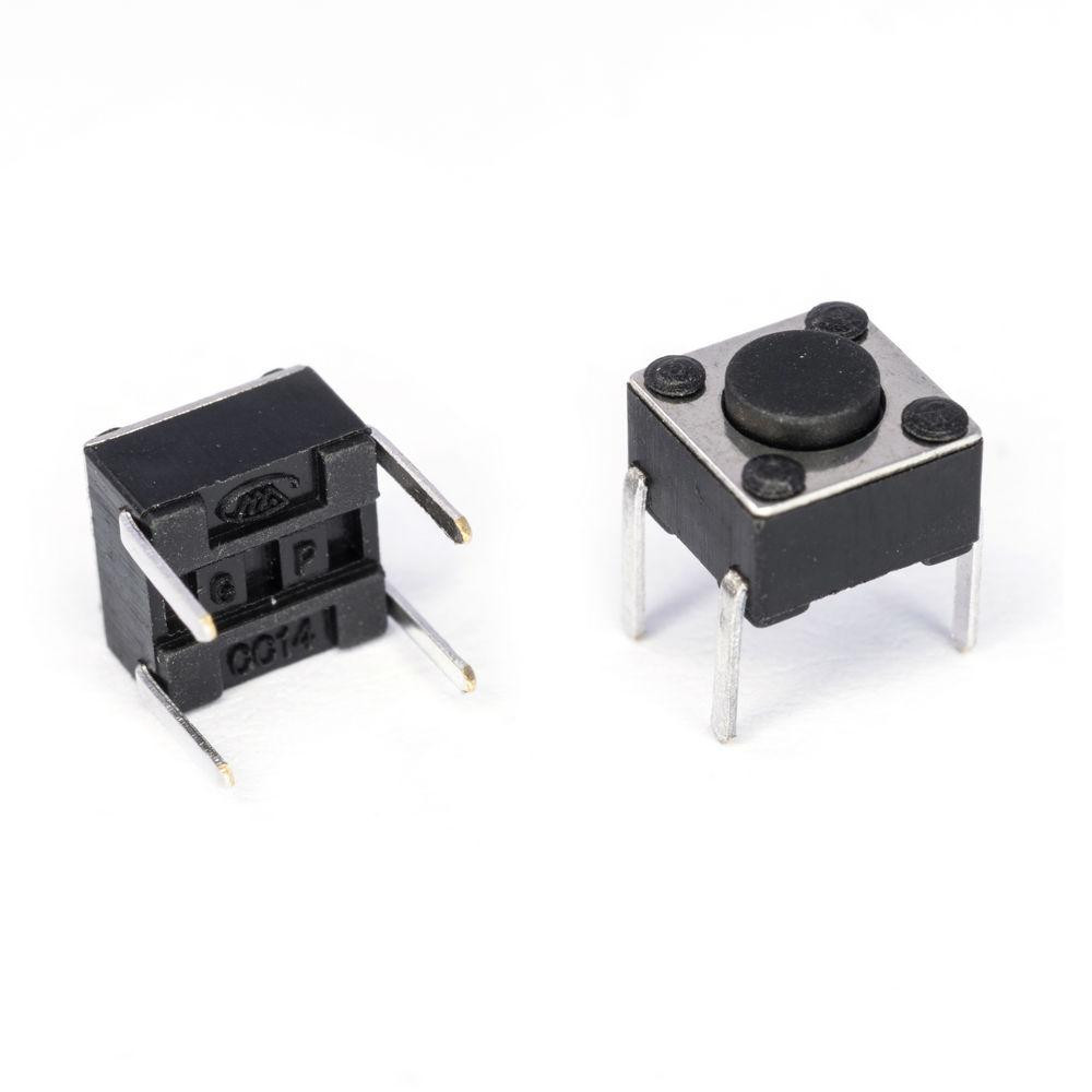 Тактова кнопка KFC-A06T-4.3, OFF-(ON), 4pin, 6х6х4.3мм Полтава - изображение 1