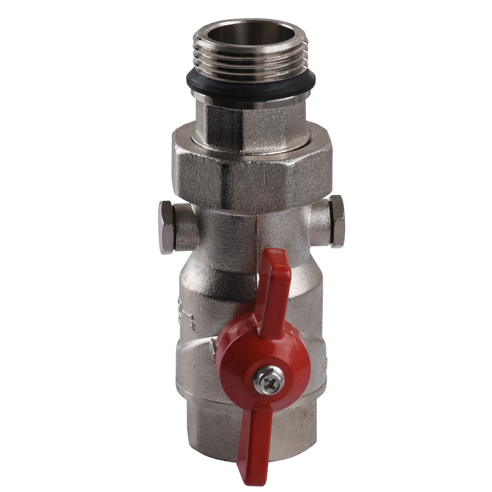 Кран-американка з муфтою під термометр ECO 01G-2 1" прямий Київ - фото 4