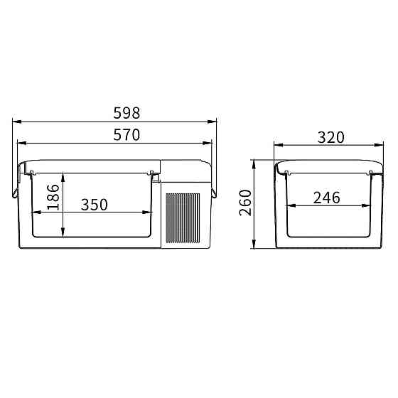 Компрессорный автохолодильник Alpicool Y16 (15 литров). До -20 ℃. (12, 24, 220 вольт) Киев