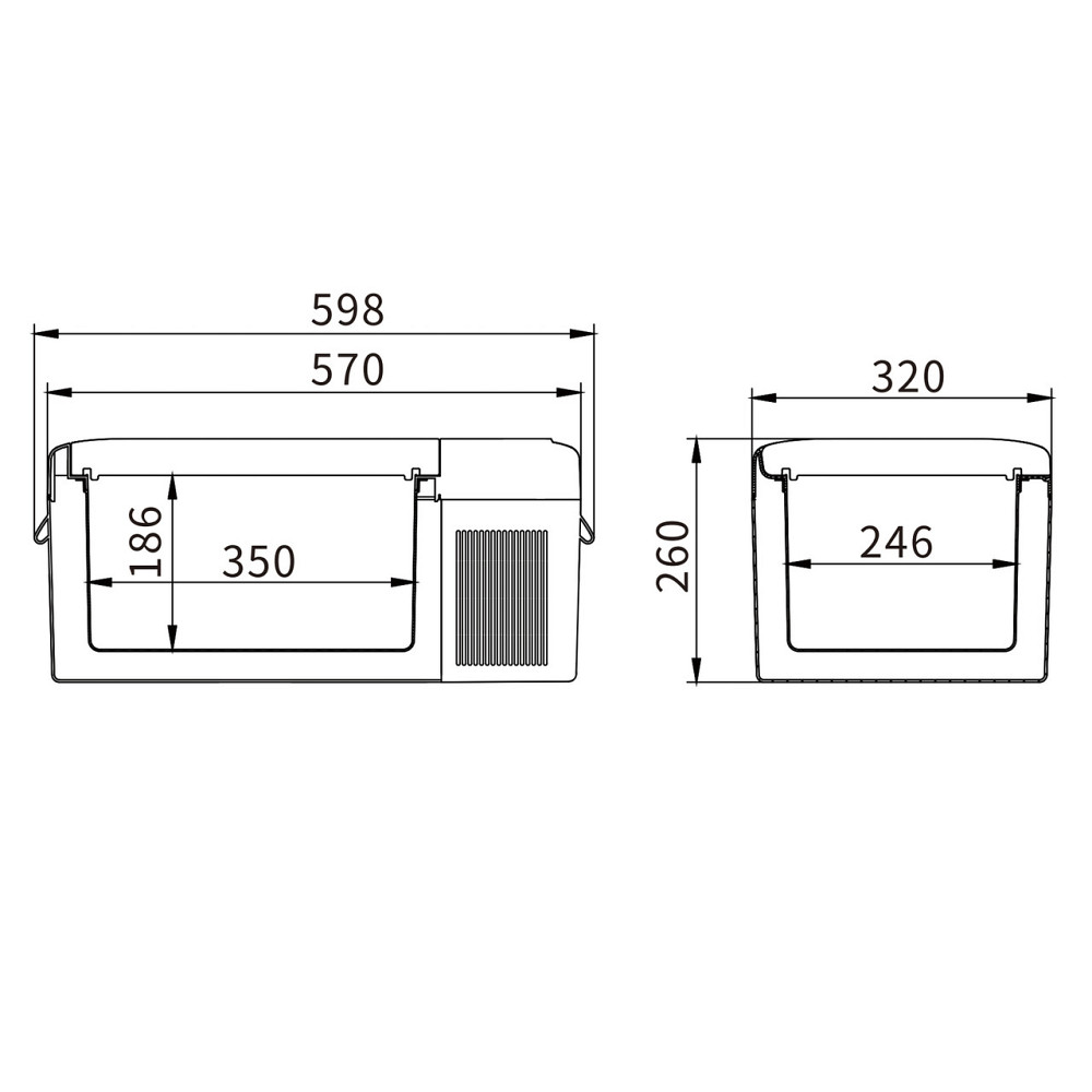Компрессорный автохолодильник Alpicool Y16 (15 литров). До -20 ℃. (12, 24, 220 вольт) Киев - изображение 5
