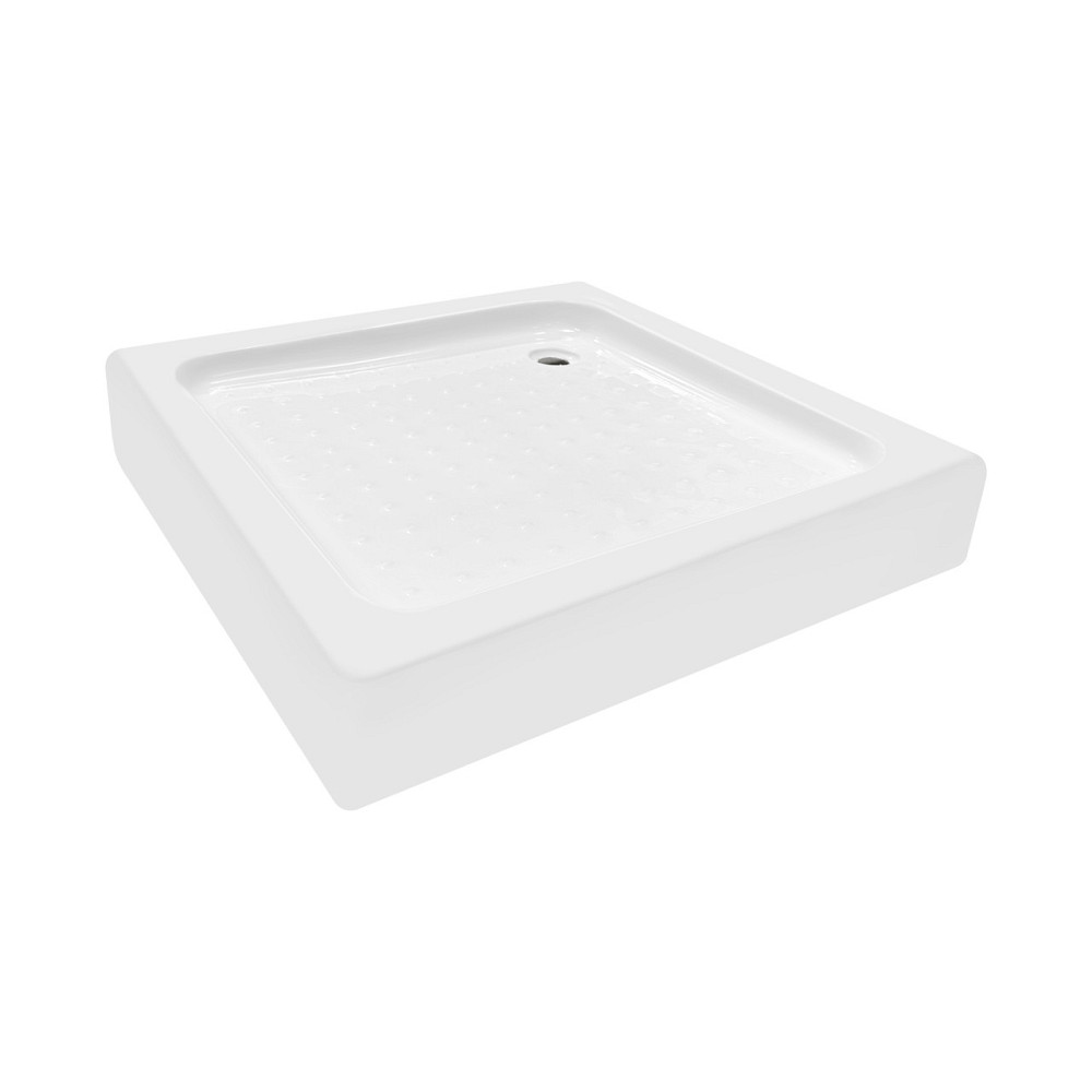 Lidz Душовий піддон KAPIELKA ST80x80х14 низький квадратний, діаметр слива 52 мм Київ - фото 3