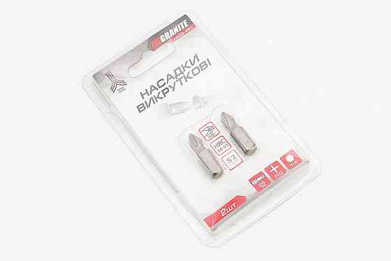 Біта PH2 25мм 1/4" S2 2шт 10-02-250 Київ