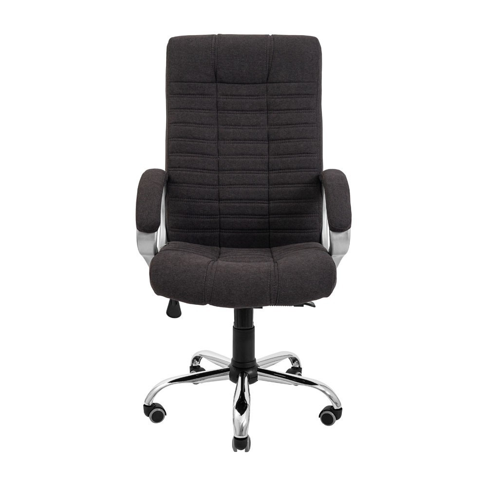 Офисное кресло руководителя Atlant Хром M2 Anyfix Шоколадный Киев - изображение 1