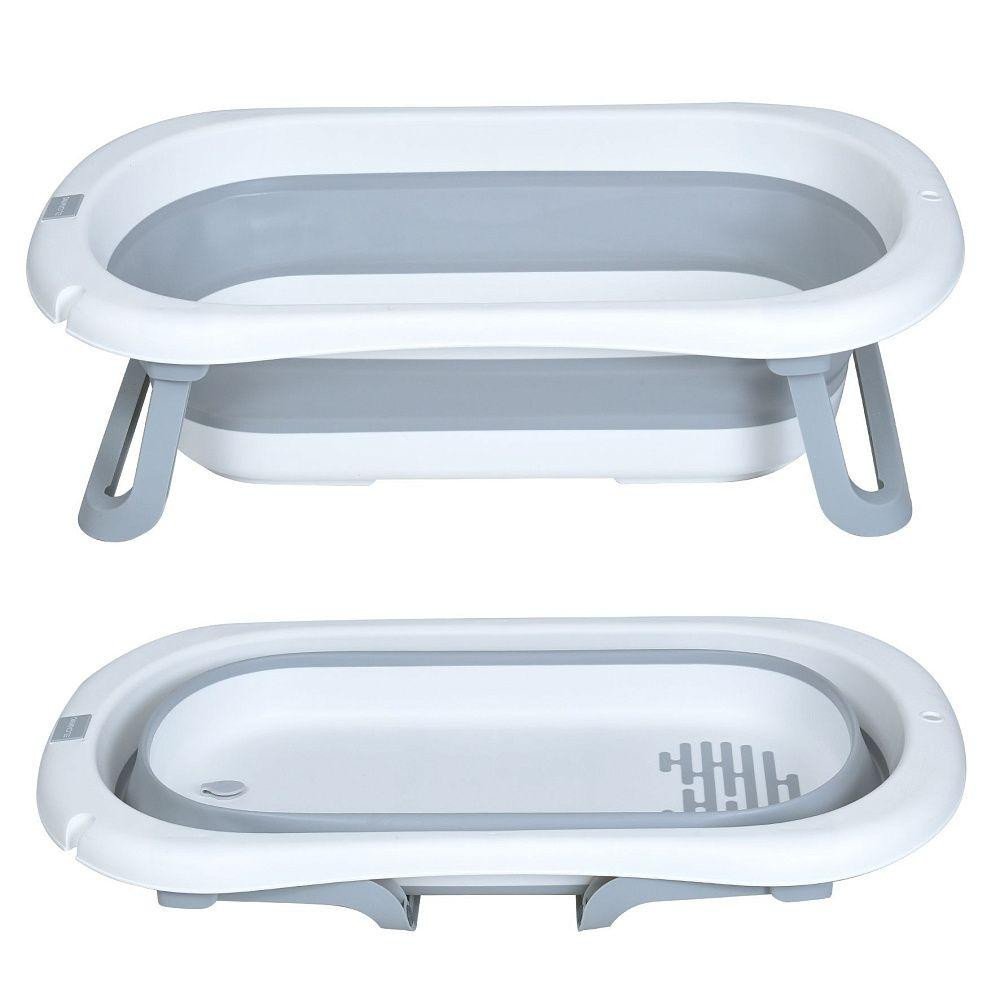 Ванночка дитяча El Camino PLUS Gray складна з термометром Сіра (ME 1151) Чернигов - изображение 3