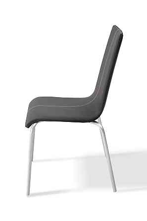 Стілець обідній Келлі зі строчкою, (черн)--- Київ