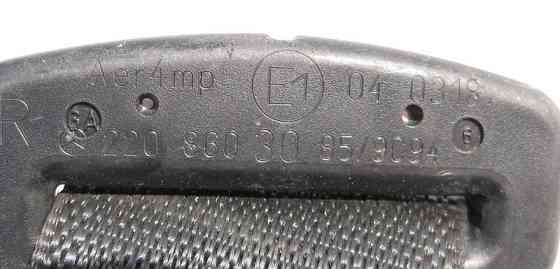 Mercedes-Benz  A2208603085 9C94 Ремінь безпеки задній лівий чорний S-Class W220 Одеса