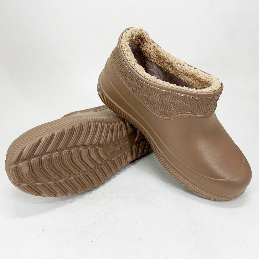 Вовняні валянки жіночі, Жіночі калоші на хутрі, Калоші зимові піна на хутрі TX-21 Львів - фото 7