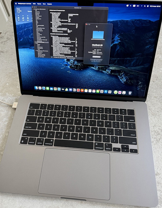 Ноутбук: MacBook Air 15" M2 8/512Gb. Space Gray. Київ - фото 5
