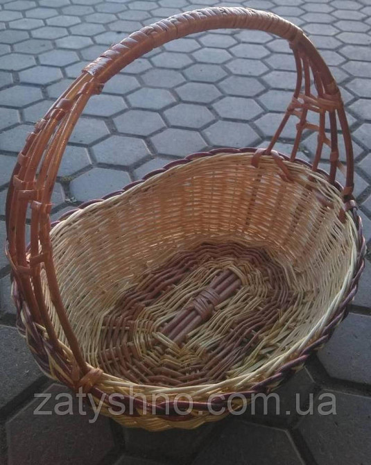 Плетеная корзина под подарки Киев - изображение 8