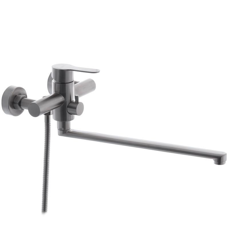 Змішувач для ванни ZERIX DAX-006, з нерж. сталі Харків - фото 1