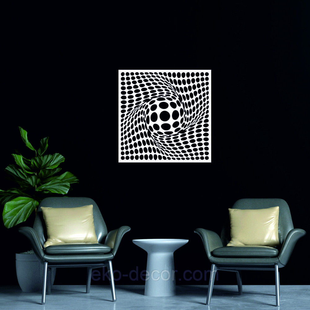 Декоративне настінне Панно «Ілюзія», Декор на стіну Київ - фото 3