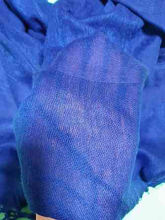 Шарф синего цвета женский - размер шарфа приблизительно 170*65см, 100% полиэстер Киев