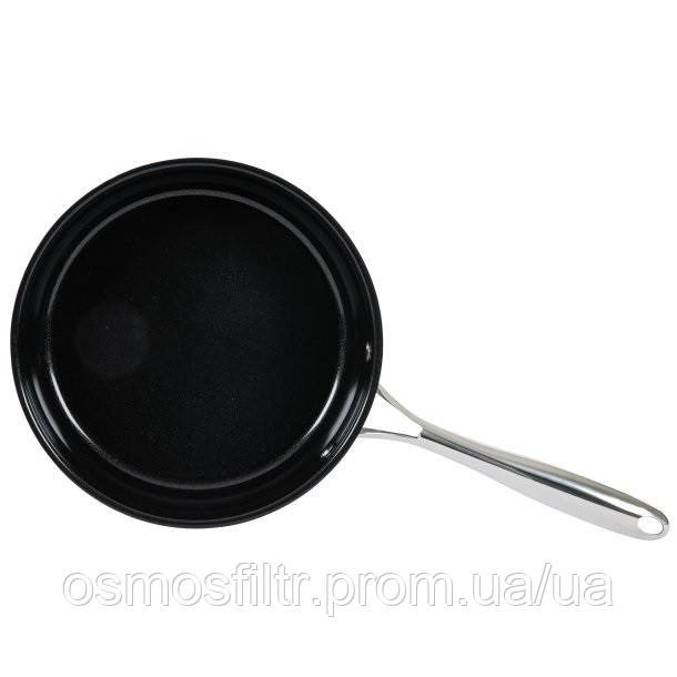 Сковорода Axentia Brilliant  24 cм нерж сталь керамич покрытие (135944) Киев - изображение 5