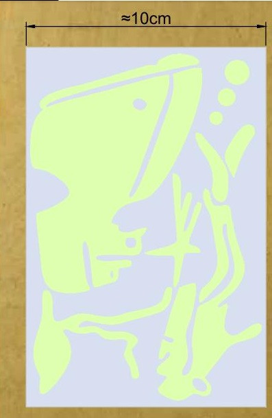 Наклейка светящийся 