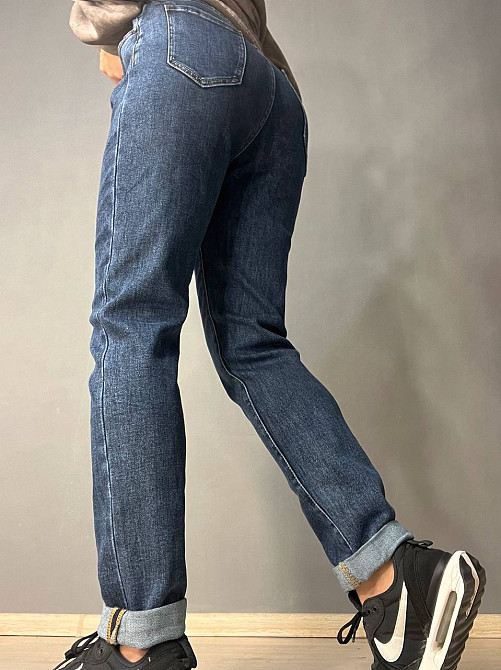 Джинсы женские Vanver 8003-8026 MOM jeans с резинкой на талии увеличенные размеры стрейчевые высокая Одесса - изображение 3