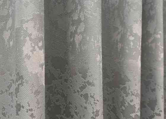 Комплект коротких штор VR-Textil Льон мармур Pavliani VO № 1714ш Сірий 130х170 см 2 шт (35-0340) Київ