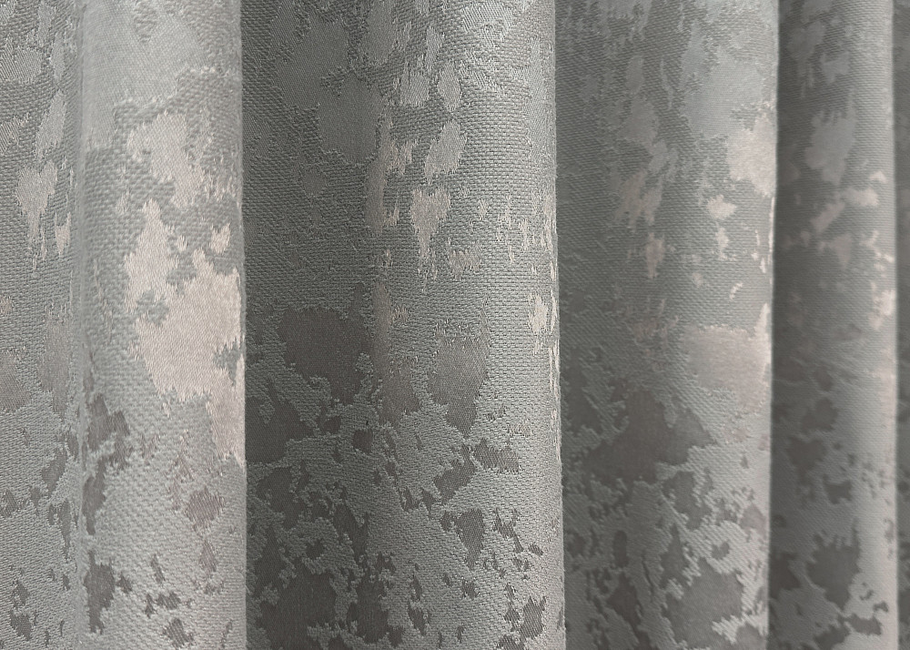 Комплект коротких штор VR-Textil Льон мармур Pavliani VO № 1714ш Сірий 130х170 см 2 шт (35-0340) Київ - фото 6