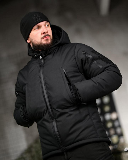 Зимовий тактичний костюм 5в1 чорний ПП8202 Одеса - фото 5