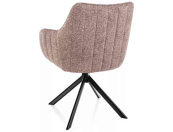 Стілець AZALIA LEO чорний каркас/темний беж 32 Днепр