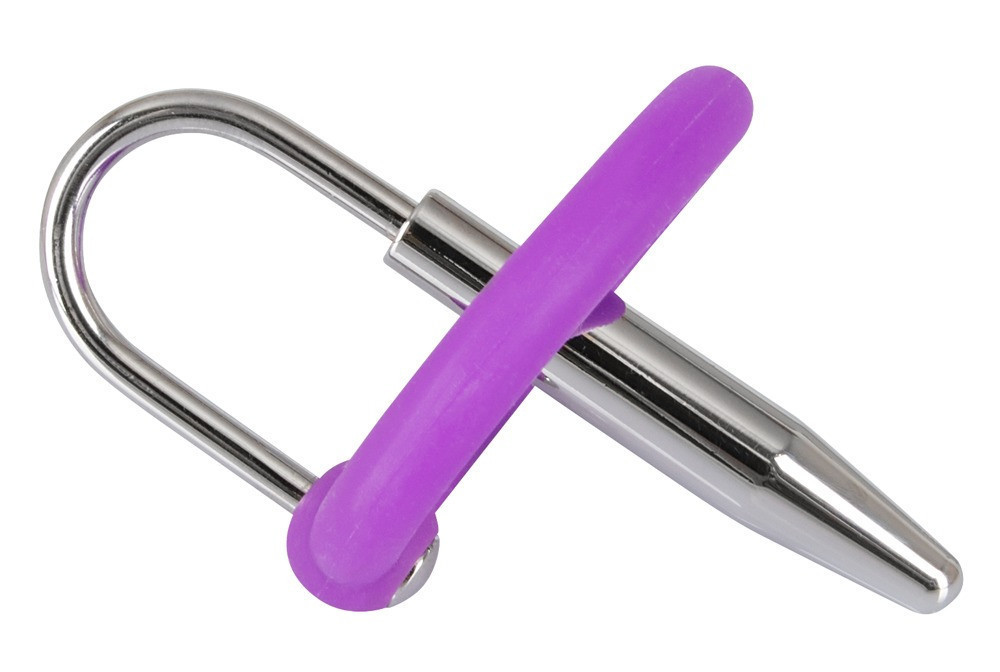 Стимулятор уретры - Penis Plug + Silicone Glans Ring Dilator Sex Aura Киев - изображение 6