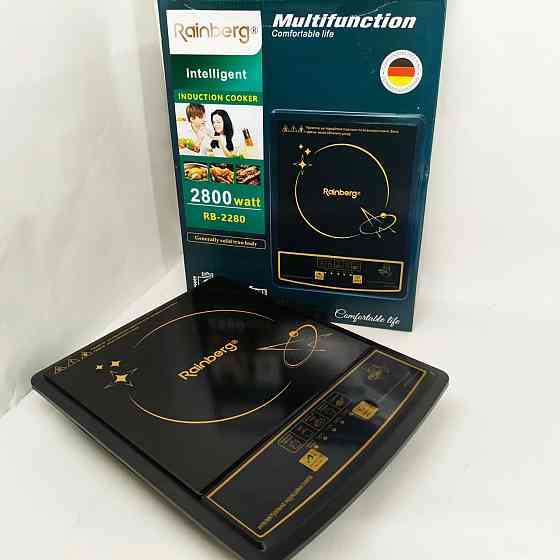 Портативная плита для готовки Rainberg RB-2280 2800Вт, Электрическая плита для приготовления пищи UB-45 Львов